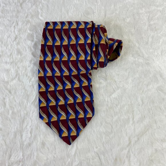 Joseph Orlando Mens Neck Tie Hand Sewn Imported Silk Made in USA Robert Talbott - Picture 3 of 6